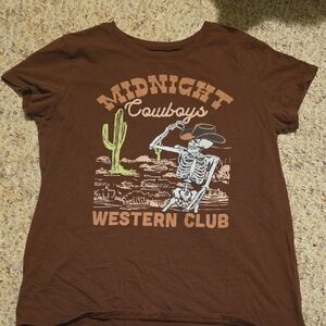 Buckle Brown 'Midnight Cowboys' Graphic Tee